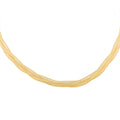 Italian Diamond-cut Twisted Chain Necklace in 10K Yellow Gold 3.0 Grams 18 Inches - Sticky add to cart bar