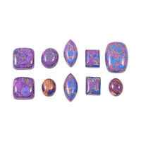 Mojave Purple Turquoise Assorted Box (Mix Mix Size) 50.00 ctw