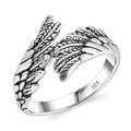Bali Legacy Angel Wings Ring in Sterling Silver (Size 10.0) 4.85 Grams - Sticky add to cart bar