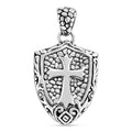Bali Legacy Shield Pendant without Chain in Sterling Silver 6.75 Grams - Sticky add to cart bar
