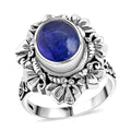 Bali Legacy Tanzanite 4.50 ctw Butterfly Ring in Sterling Silver - Sticky add to cart bar