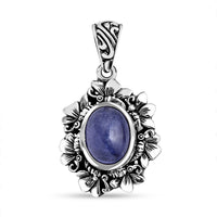 Bali Legacy Tanzanite 4.50 ctw Butterfly Pendant without Chain in Sterling Silver 5.15 Grams