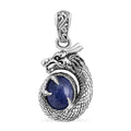 Bali Legacy Tanzanite 3.65 ctw Dragon Pendant without Chain in Sterling Silver - Sticky add to cart bar