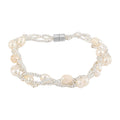 Freshwater Pearl Bracelet in Silvertone (7.00 In) - Sticky add to cart bar