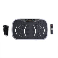 SoulSmart Vibrating Fitness Platform with Bluetooth Speaker, 2 Resistance Bands and Remote Control - Grey