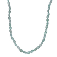 Green Gold Quartz 90.00 ctw Necklace in Stainless Steel 18 Inches