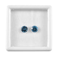 London Blue Topaz Set of 2 (Rnd 6mm) 1.85 ctw - Sticky add to cart bar