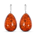 Baltic Amber Fire Teardrop Earrings - Sticky add to cart bar