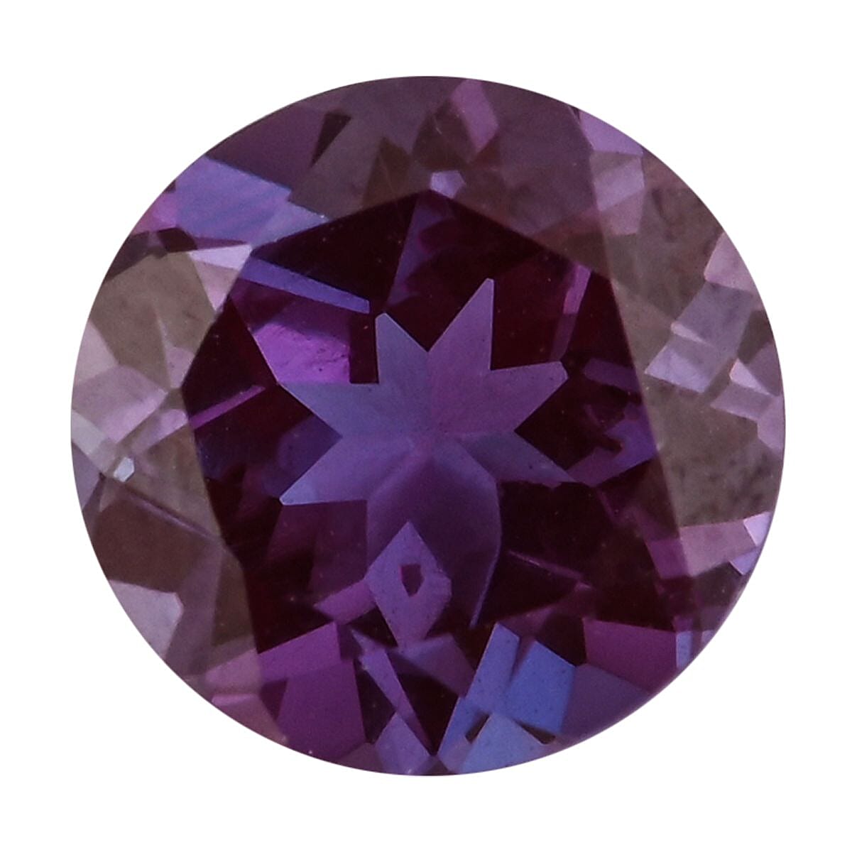 Luxuriant Lab Grown AAAA Alexandrite (Rnd 6 mm) 1.00 ctw