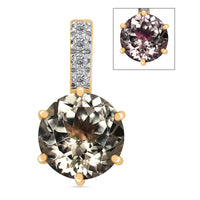Luxoro AAA Turkizite and Diamond I2 2.00 ctw Ring in 14K Yellow Gold (Size 8.0)