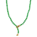 Green Jade (D), Multi Genstone Fancy Necklace with Lobter Lock in 18K Vermeil YG Over Sterling Silver (18 -20 Inches) 220.90 ctw - Sticky add to cart bar