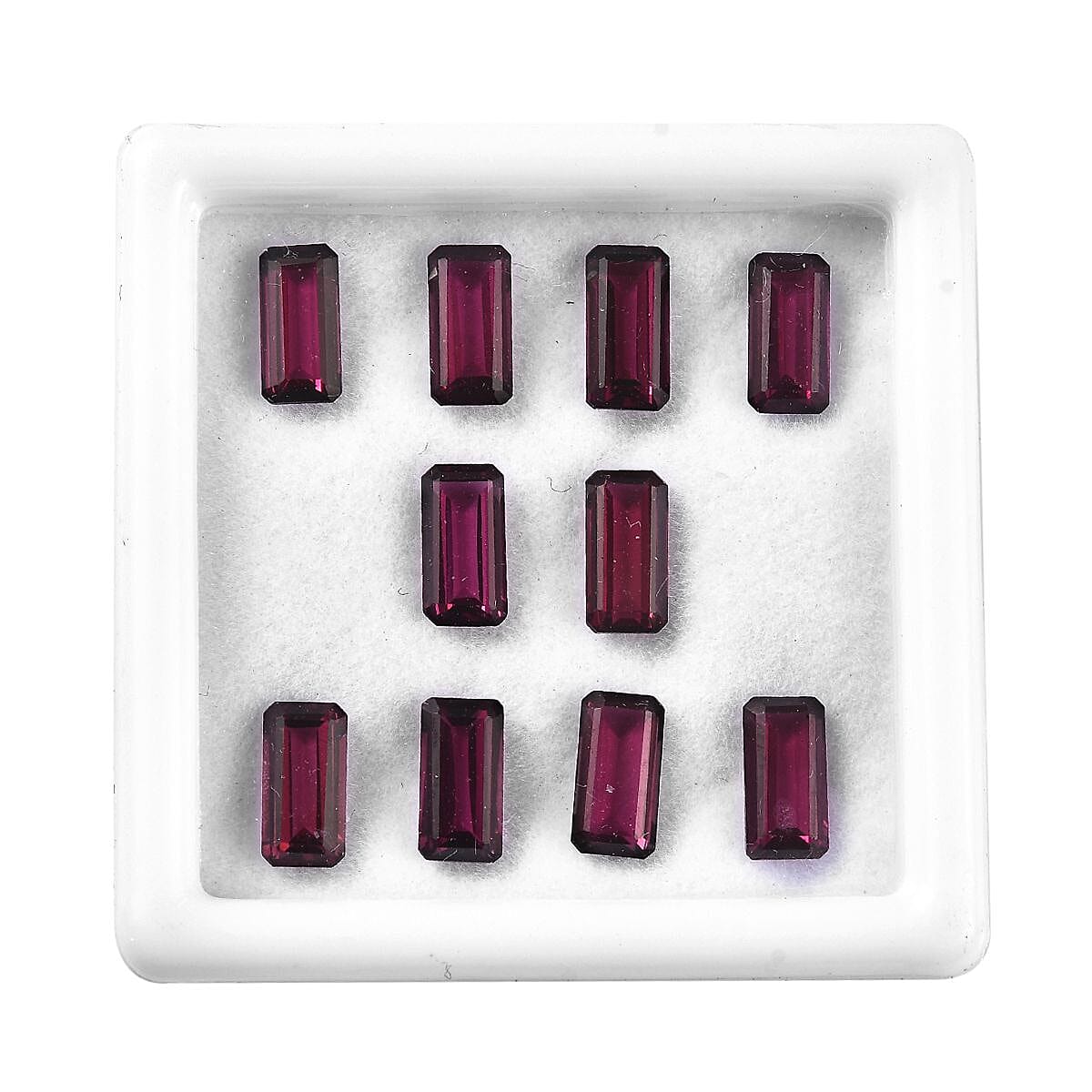 AAA Orissa Rhodolite Garnet Assorted Box (Oct 8x4 mm) 10.00 ctw