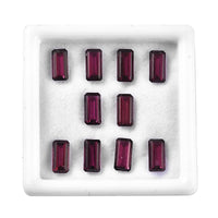 AAA Orissa Rhodolite Garnet Assorted Box (Oct 8x4 mm) 10.00 ctw
