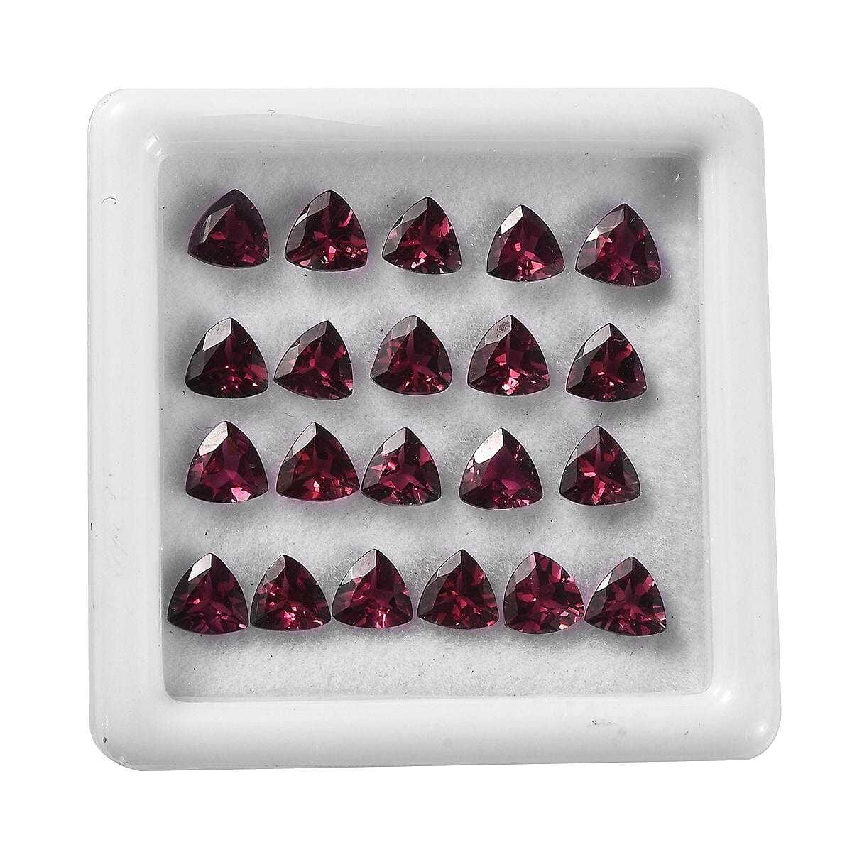 Orissa Rhodolite Garnet Assorted Box (Trl 5 mm) 10.00 ctw