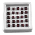 AAA Orissa Rhodolite Garnet Assorted Box (Sqr 4 mm) 10.00 ctw - Sticky add to cart bar