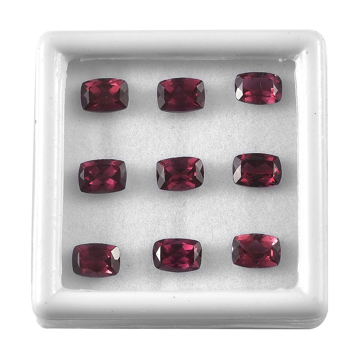 Orissa Rhodolite Garnet Assorted Box (Cush 7x5 mm) 10.00 ctw