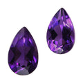 AA African Amethyst Set of 2 (Pear 5x3 mm) 0.30 ctw - Sticky add to cart bar