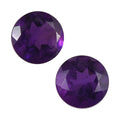 AAA African Amethyst Set of 2 (Rnd 5 mm) 0.72 ctw - Sticky add to cart bar