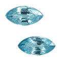 Blue Zircon Set of 2 (Mrq 5x2.5 mm) 0.34 ctw - Sticky add to cart bar