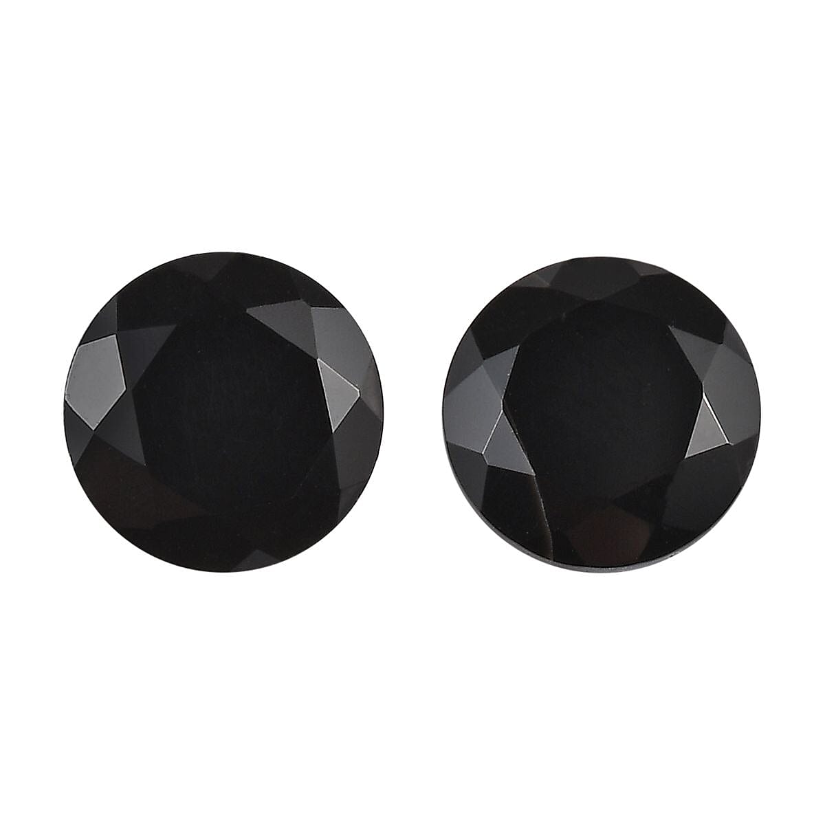 AA Black Onyx Set of 2 (Rnd 6 mm) 1.35 ctw