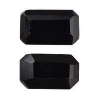 Thai Black Spinel Set of 2 (Oct 5x3 mm) 0.64 ctw