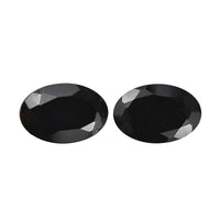 Thai Black Spinel Set of 2 (Ovl 6x4 mm) 1.07 ctw