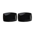Australian Black Tourmaline Set of 2 (Cush 6x4 mm) 0.97 ctw - Sticky add to cart bar