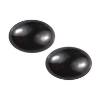 Australian Black Tourmaline Set of 2 (Ovl 7x5 mm) 1.79 ctw