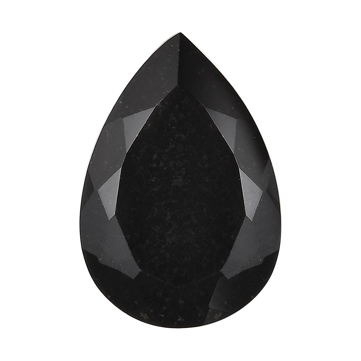 Australian Black Tourmaline (Pear 13x9 mm) 3.64 ctw
