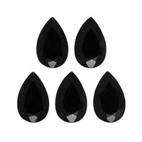 Australian Black Tourmaline Set of 5 (Pear 5x3 mm) 0.95 ctw