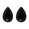 Australian Black Tourmaline Set of 2 (Pear 6x4 mm) 0.76 ctw - Sticky add to cart bar