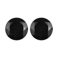 Australian Black Tourmaline Set of 2 (Rnd 8 mm) 3.69 ctw - Sticky add to cart bar