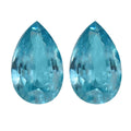 Premium Blue Zircon Set of 2 (Pear 5x3 mm) 0.64 ctw - Sticky add to cart bar