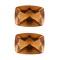 Premium Brazilian Citrine Set of 2 (Cush 7x5 mm) 1.71 ctw - Sticky add to cart bar