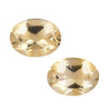 Brazilian Citrine Set of 2 (Ovl 8x6 mm) 2.06 ctw - Sticky add to cart bar