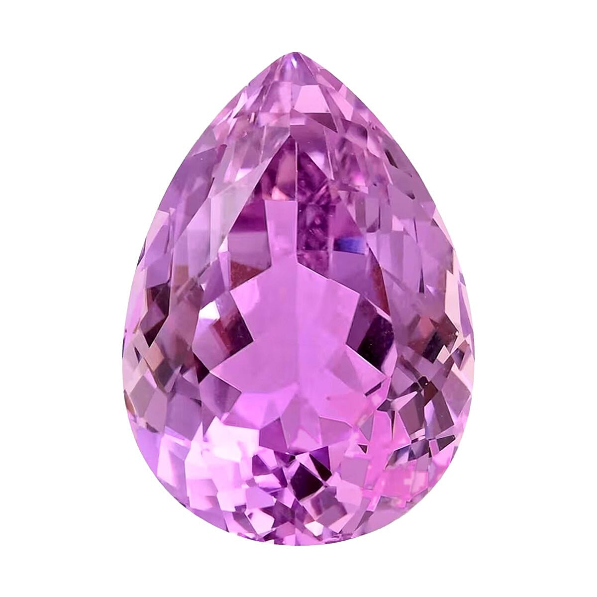Certified & Appraised AAAA Patroke Kunzite (Pear Free Size) 12.00 ctw