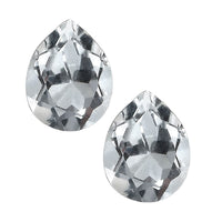 Goshenite Set of 2 (Pear 5x4 mm) 0.52 ctw