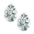 Goshenite Set of 2 (Pear 8x6 mm) 1.60 ctw - Sticky add to cart bar