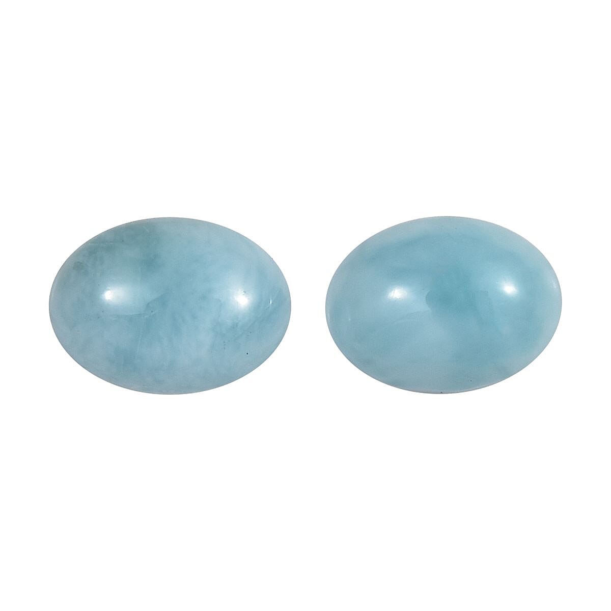 Larimar Set of 2 (Ovl 7x5 mm) 1.70 ctw