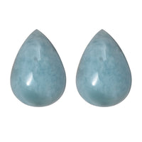 AA Larimar Set of 2 (Pear 7x5 mm) 1.63 ctw