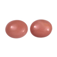AA Peach Opal Set of 2 (Ovl 10x8 mm) 3.06 ctw