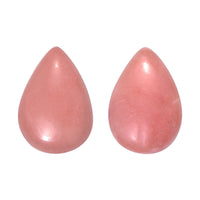 Peach Opal Set of 2 (Pear 10x7 mm) 2.35 ctw
