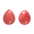 AAA Peach Opal Set of 2 (Pear 5x4 mm) 0.49 ctw - Sticky add to cart bar