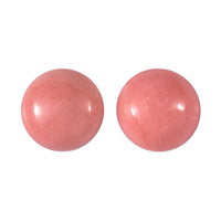 Peach Opal Set of 2 (Rnd 5 mm) 0.68 ctw