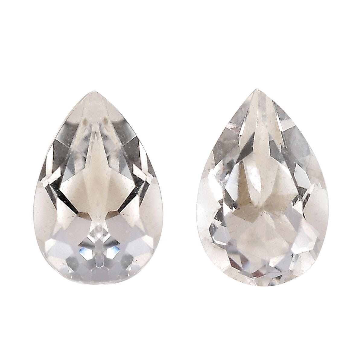 Petalite Set of 2 (Pear 6x4 mm) 0.64 ctw
