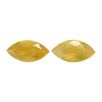 Canary Opal Set of 2 (Mrq 5x2.5 mm) 0.19 ctw
