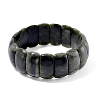 Connemara Marble 340.00 ctw Block Stretch Bracelet