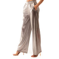 Sentimental NY Silver Metallic Liquid Shine Pant - Small - Sticky add to cart bar