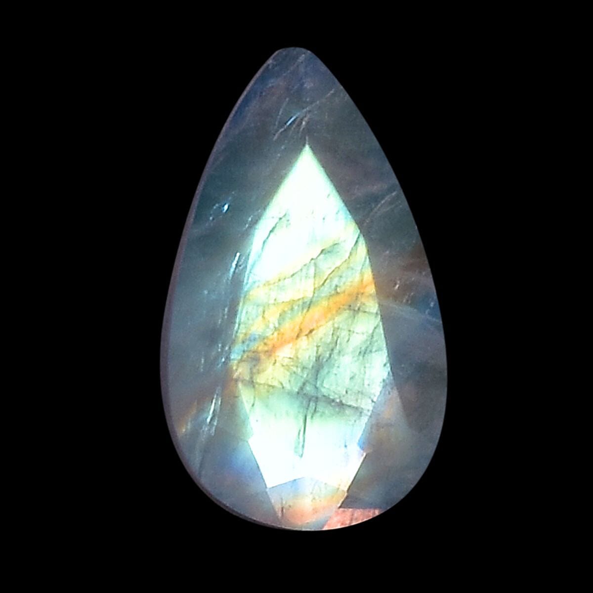 AA Rainbow Moonstone (Pear 12x7 mm) 2.49 ctw