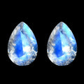 AA Rainbow Moonstone Set of 2 (Pear 6x4 mm) 0.70 ctw - Sticky add to cart bar